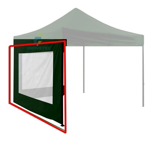 Pared Cobertor Para Gazebo 3x3 Tela Oxford420d+pvc Calidad