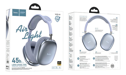 Audifonos Inalambrico Bluetooth Hoco W35 Air Over Ear Azul