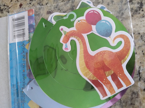 Kit De Cumpleaños Motivo Dinosaurios Para Niños
