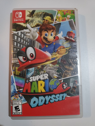 Caja Sola Sin Juego Sin Manual Super Mario Odyssey Switch 