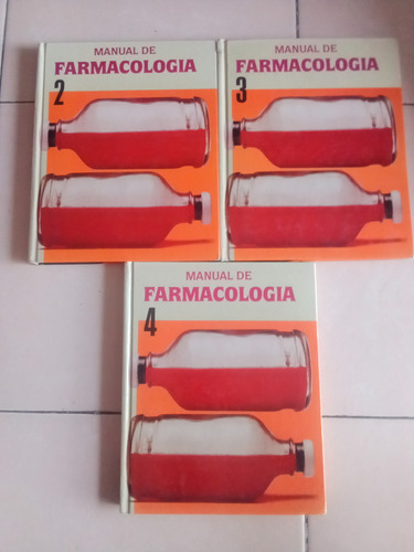 Manual De Farmacología 3 Tomos (tomos 2, 3 Y 4)