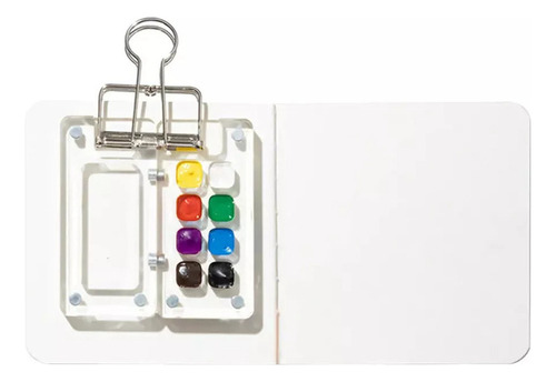 Set De Pintura Portátil: Acuarela, Cuaderno De Bocetos