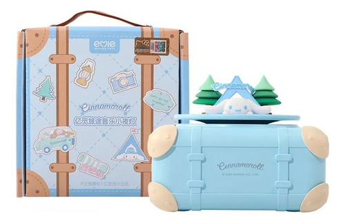 Lámpara Nocturna Sanrio Kuromi Caja Music Kawaii Cinnamoroll