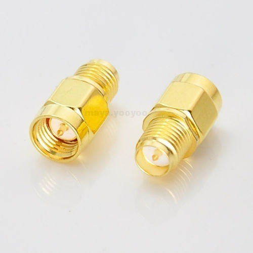 Adaptador Conector Sma Macho A Rp Sma Hembra Wifi Antena