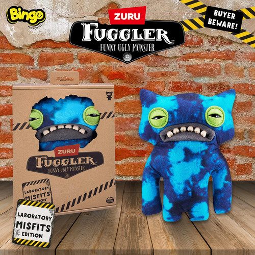 Fuggler Peluche Laboratory Misfits Wide Eyed Weirdo Monstruo Azul