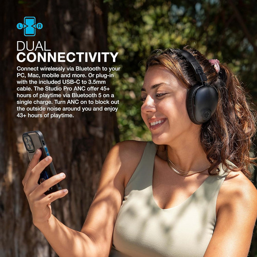 Jlab Studio Pro Anc Auriculares Inalámbricos Bluetooth...