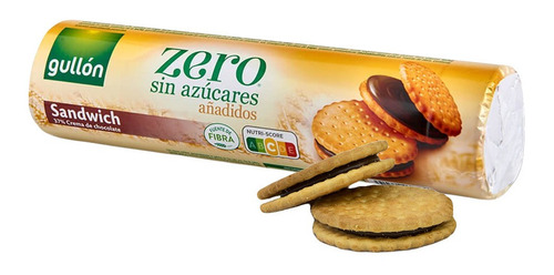 Galletas Gullón Sin Azúcar Sandwich Chocolate 250grs