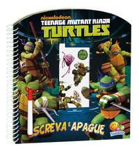 Libro Escreva E Apague Licenciados: Ninja Turtles De Nickelo