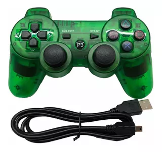 Control Inalámbrico Compatible Con Ps3 + Cable De Carga