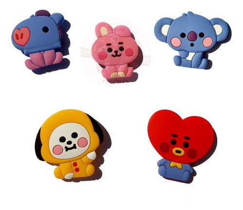 Soportes Para Celulares Diseños Bts Bt21 Pack De 2 Soportes