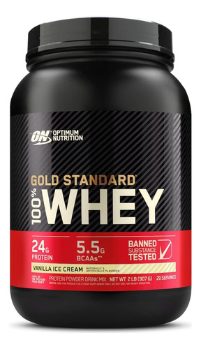 Optimum Nutrition Gold Standard 100% Whey Protein 2lb On