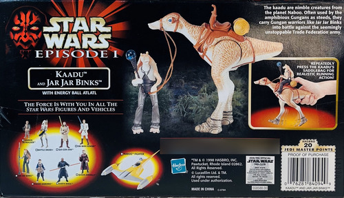 Kaadu And Jar Jar Binks 9 Cm Star Wars Episode I Hasbro