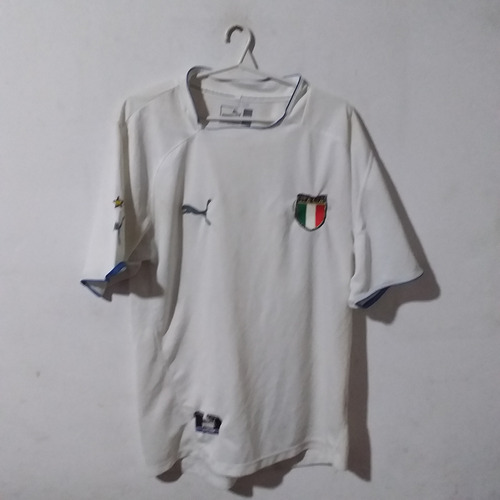 Camiseta Seleccion Italia Blanca Puma Talle Xl Niño/dama