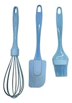 Comprar Set D Reposteria Espatula + Pincel + Batidor Silicona Cocina
