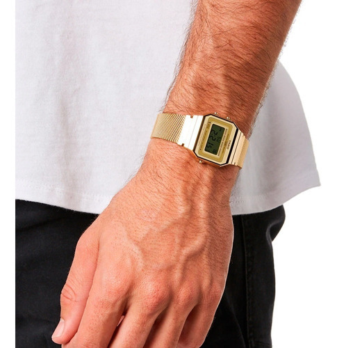 Reloj Hombre Casio A-700wmg-9a Digital Dorado Dorado