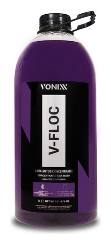 Shampoo Automot Lava Auto V-floc Concentrado 3l Vonixx C/nf