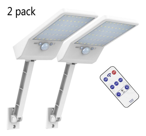 Lámpara De Lavadora Solar De 48 Led Con Sensor, 2 Piezas