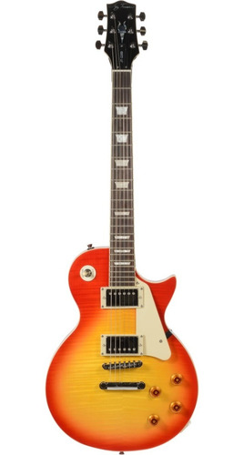 Guitarra Eléctrica Dorada Jay Turser Jt220 Les Paul Cherry