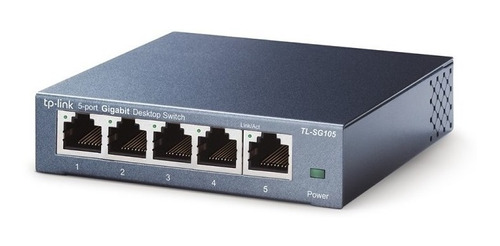 Switch 5 Puertos Tp-link Tl-sg105, No Administrable/gigabit