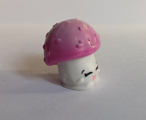 Mini Figura Shopkins Honguito Button Mushroom (Usado)