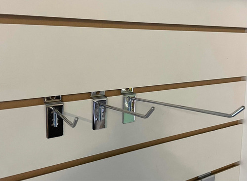 Ganchos Para Panel Ranurado Y Perforado De 15 Cm 50 Unidades