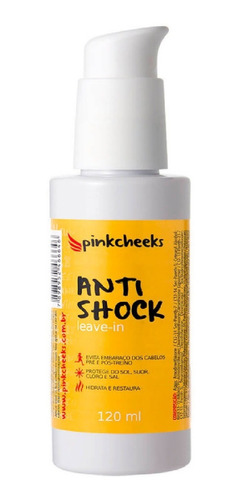 Creme Para Pentear Leave-in Anti Shock 120ml Pinkcheeks Spray