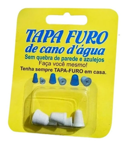 Tapa Furo Consertar Cano Furado Sem Quebrar Parede Azulejos