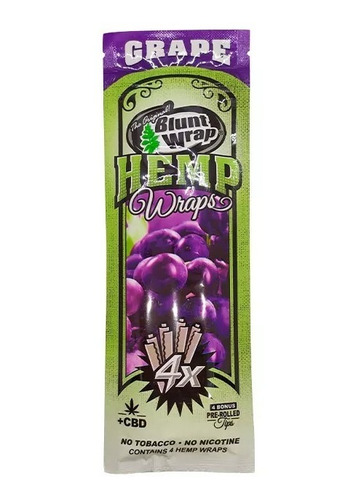 Blunt Wrap Sedas Armar Sabor Grape X4 - Ramos Grow