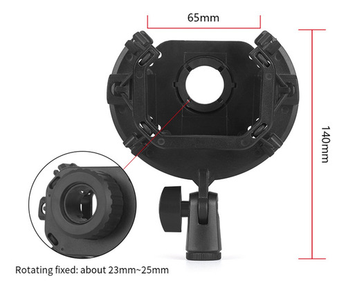 Soporte De Choque Para Micrófono Lct-240 Para Transmisión En