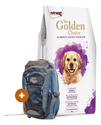 Comida  Perro Golden Choice Cachorro 14k +regalo Racionya