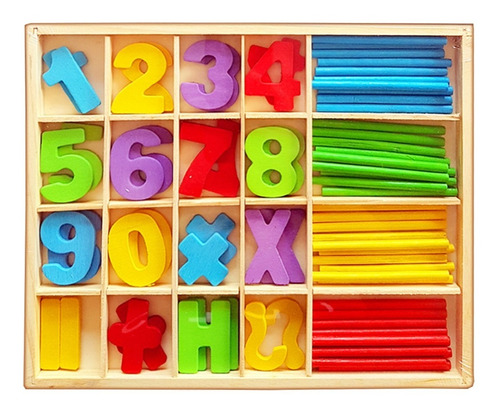 Caja Educativa De Estudio Infantil Juego Cuentas Matematica