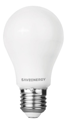 Lâmpada Led Bulbo 8w Branco Quente 3000k Save Energy
