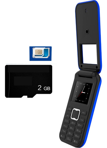 Celular Basico De Tapa Folder Para Adultos Mayores Y Niños