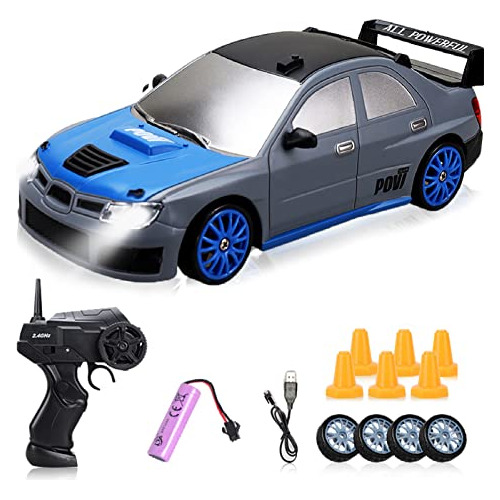 Coche De Control Remoto, Coche De Drift Rc De 1/24 2.4g...