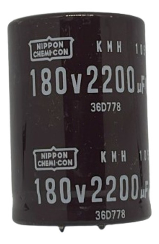 Capacitor Electrolítico Blindado 2200mf X 180v  105º