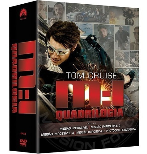Quadrilogia Tom Cruise M:i (missão Impossível) Dvd