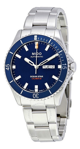 Relógio Mido M026.430.11.041.00 Ocean Star Azul  Automatico