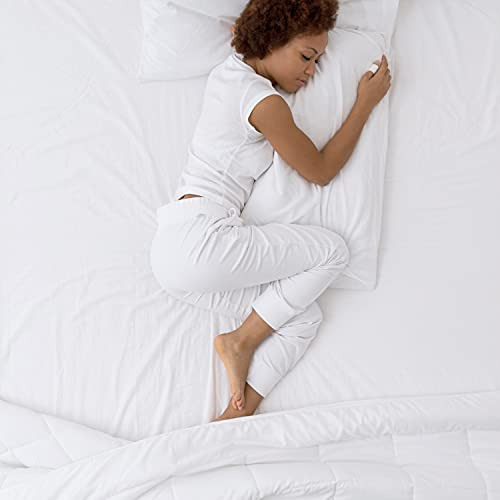 Cubre Colchon King Impermeable A Prueba De Chinches Bedsure Blanco Liso King