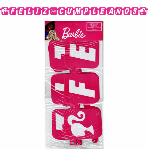 Barbie Letrero Movil Feliz Cumpleaños Granmark