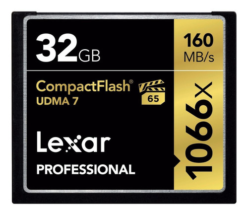 Memoria Lexar Compact Flash 32gb  Professional 1066x Udma 7