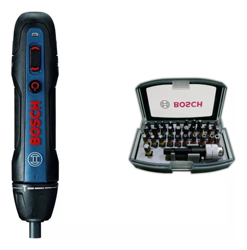 Atornillador Bosch Go Li Ion 3.6v Usb + Set 32 Acc - Fdn