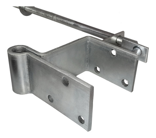 Dobradiça De Porteira Boca De Lobo 85mm Lateral Galvanizada Bonita e Resistente Abre para os dois lados