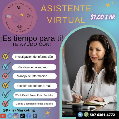 Imagen 1 de 1 de Asistente Administrativa Virtual De Confianza