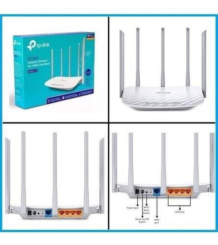 Imagen 3 de 9 de Router Inalambrico Tp-link Ac1350 Archer C60 Dualband