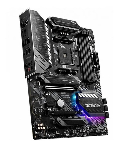 Imagen 2 de 7 de Mother Msi B550 Tomahawk Am4 Ddr4 3ra Y 5ta Gen Ddr4