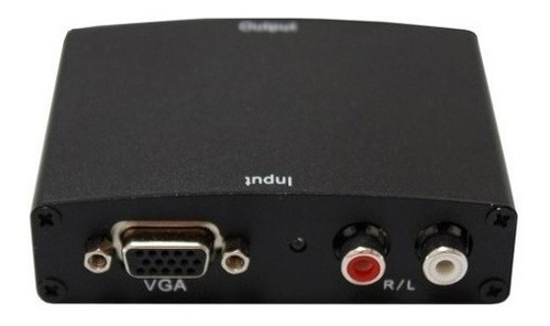 Adaptador Conversor Vga X Hdmi Com Áudio Rca R L Xbox Ps3