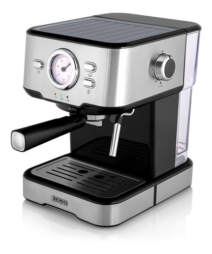Imagen 2 de 6 de Cafetera Thomas TH-150E automática acero inoxidable para expreso y cápsulas monodosis 220V