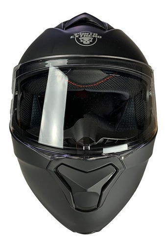 Casco Abatible X-way Negro Mate Punto Extremo