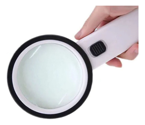 Lupa De Mano Lectura Con Luz Iluminada Portátil De Aumento