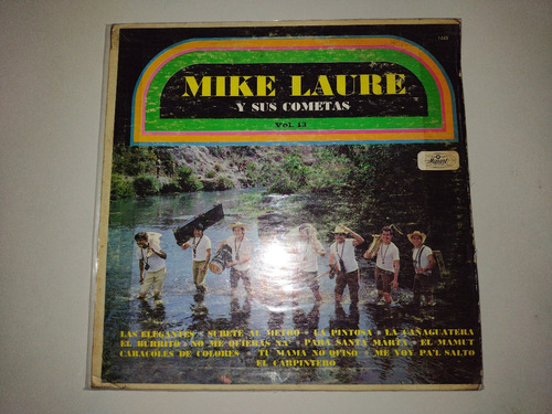 Lp Vinilo Disco Acetato Mike Laure Y Sus Cometas Cumbia